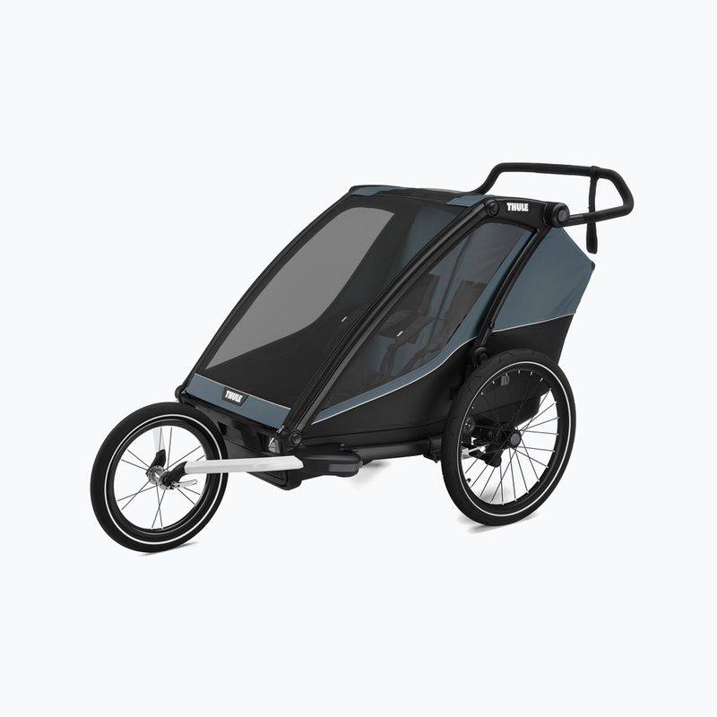 Dvivietė dviračio priekaba Thule Chariot Cab dark slate 10
