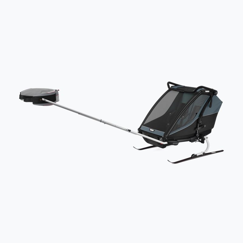 Dvivietė dviračio priekaba Thule Chariot Cab dark slate 11