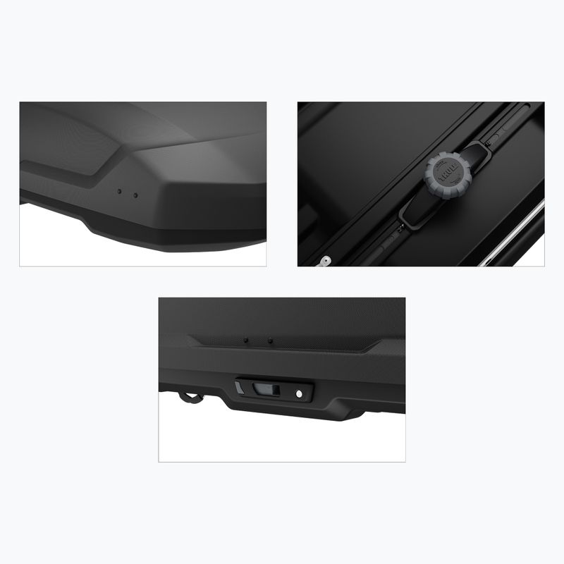 Stogo bagažinė Thule Force 3 L Sport black matte 12