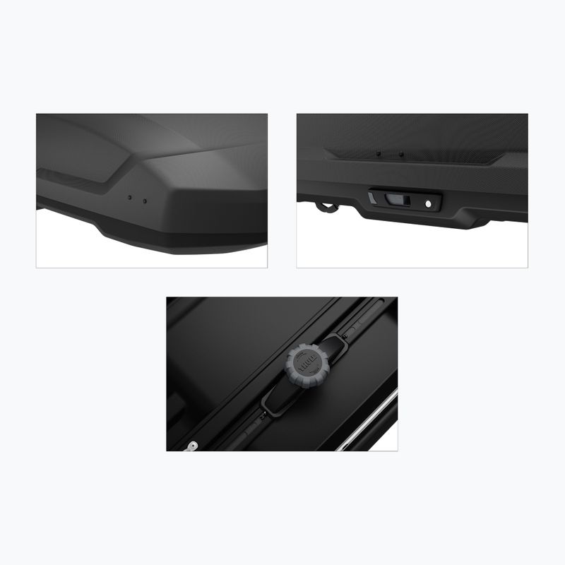 Stogo bagažinė Thule Force 3 L black matte 12