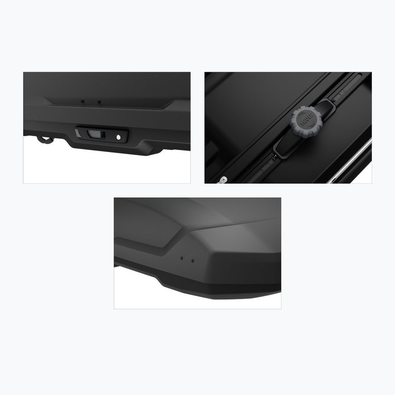 Stogo bagažinė Thule Force 3 XL black matte 12