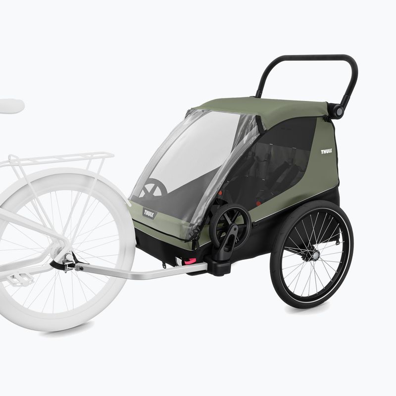Dviračio priekaba Thule Courier vintage green 4