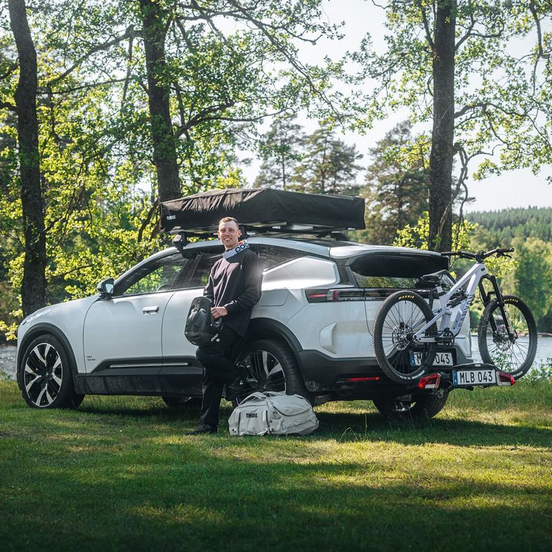 Dviračių laikiklis ant kablio Thule VeloLite 3Bike black 8