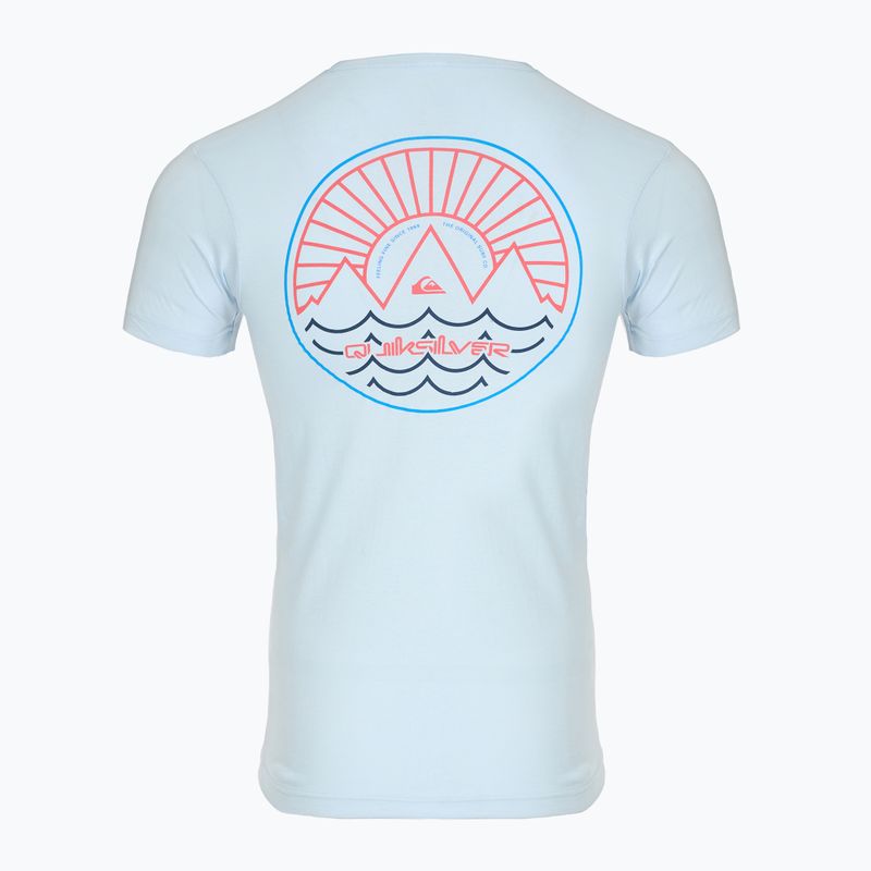 Vyriški marškinėliai Quiksilver Summit Sunset blue/red combo 2