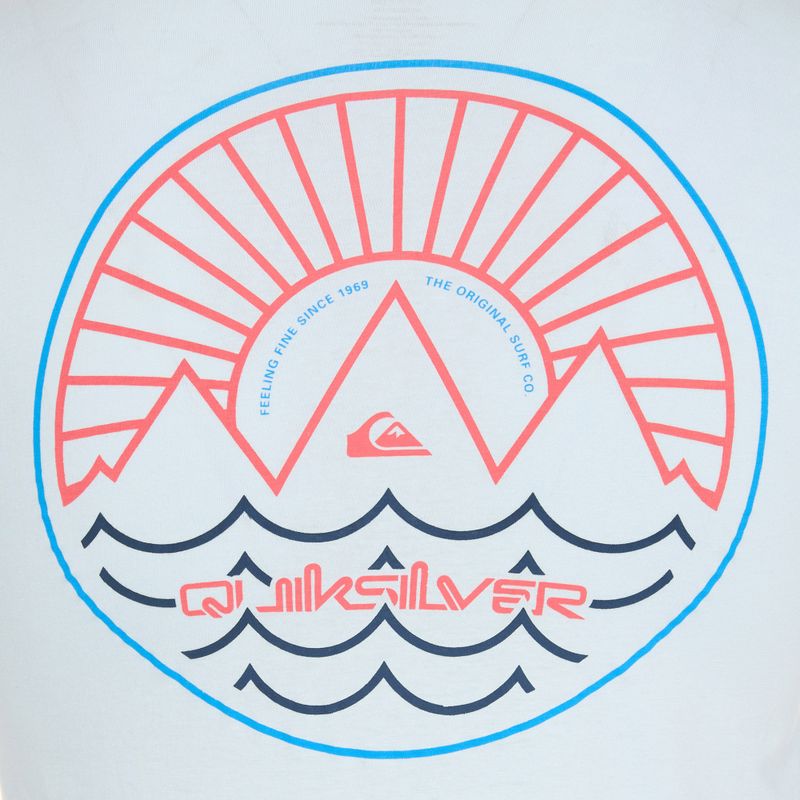 Vyriški marškinėliai Quiksilver Summit Sunset blue/red combo 3
