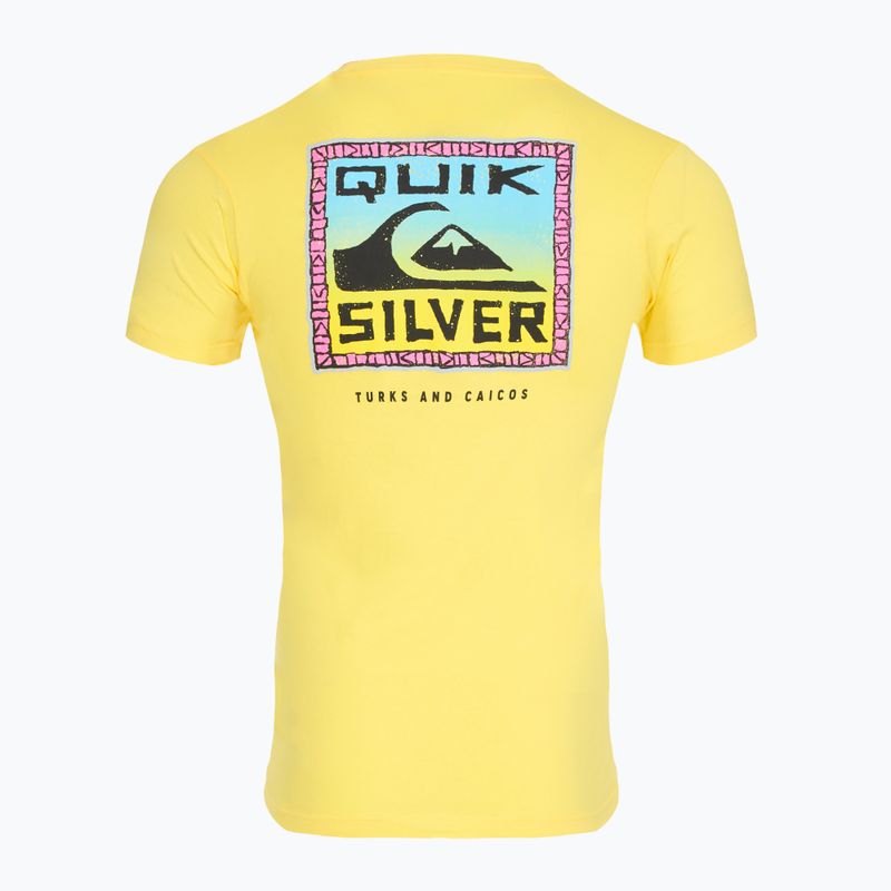 Vyriški marškinėliai Quiksilver Ndthoughtturksc yellow/pink/blue/black/green/grey 2
