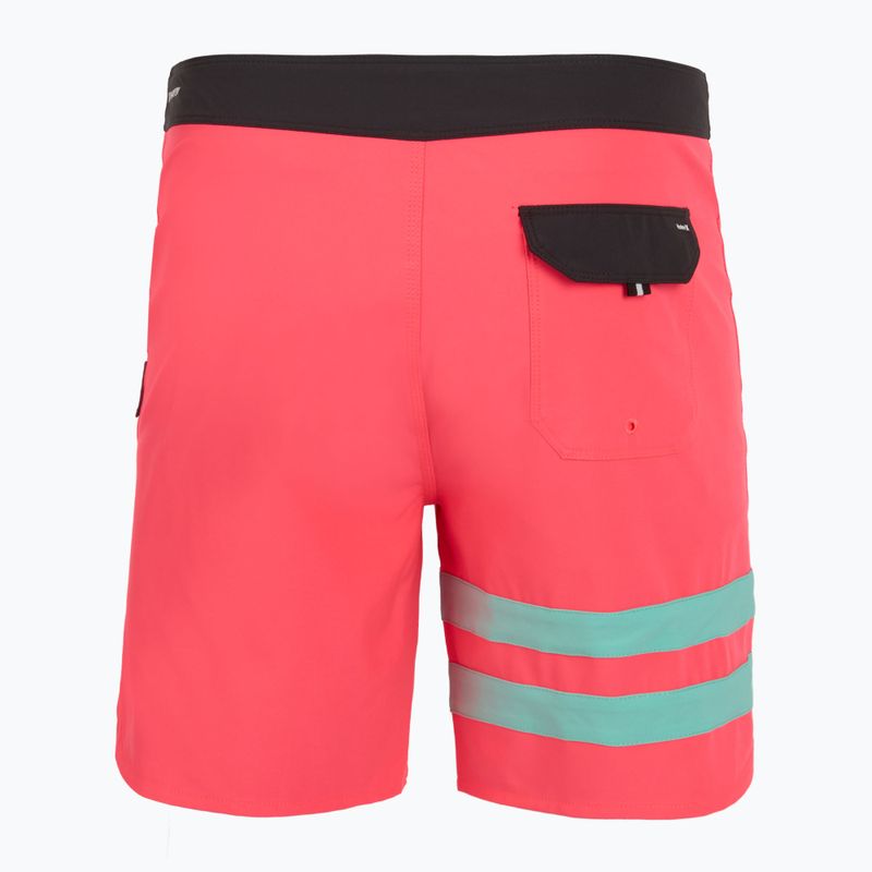 Vyriški maudymosi šortai Hurley Phantom Block Party 18" neon pink 2