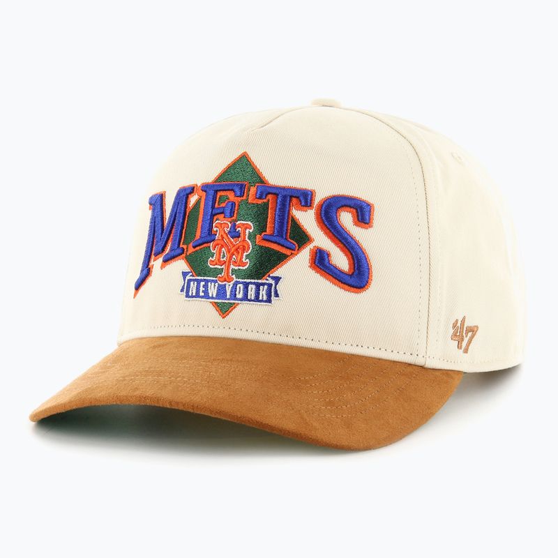 Kepuraitė su snapeliu 47 Brand New York Mets The Diamond Hitch natural