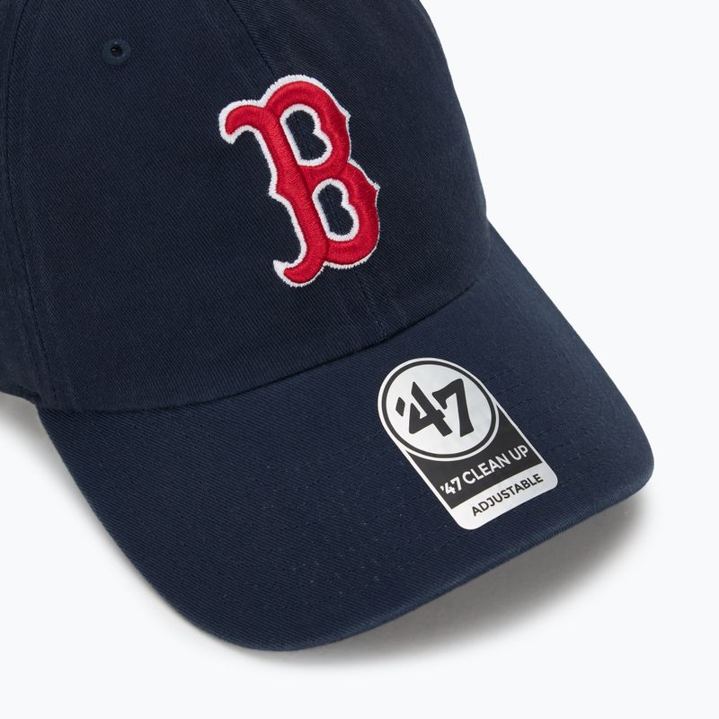 Kepuraitė su snapeliu 47 Brand MLB Boston Red Sox CLEAN UP navy 3