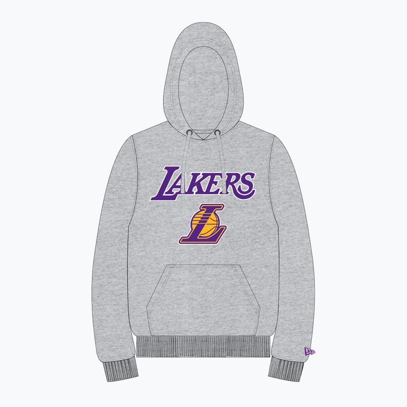 Vyriškas džemperis New Era NBA Regular Hoody Los Angeles Lakers grey med 6