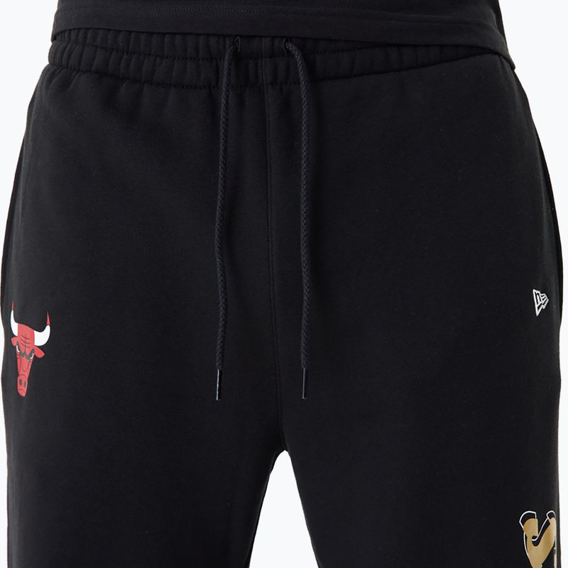 Vyriškos kelnės New Era NBA Team Script Jogger Chicago Bulls black 4