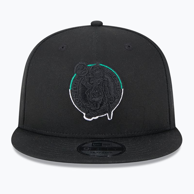 Kepurė New Era Split Logo 9Fifty Boston Celtics black 3