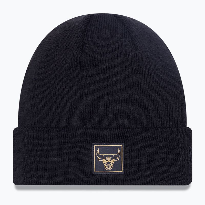 Žieminė kepurė New Era Metalic Badge Cuff Knit Chicago Bulls black