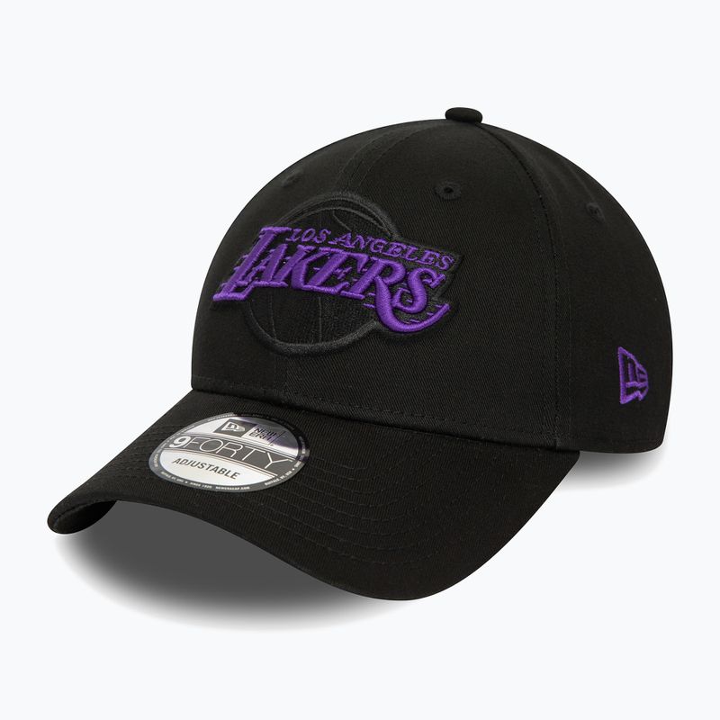 Vyriška New Era Side Patch 9Forty Los Angeles Lakers beisbolo kepuraitė juoda 2