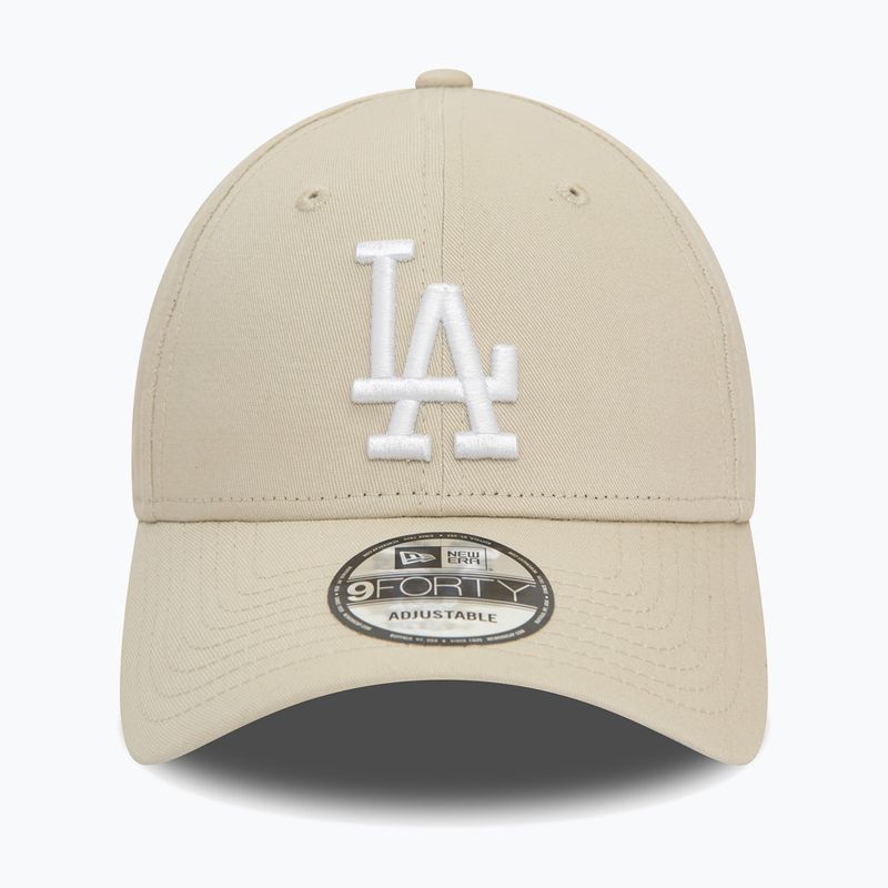 Vyriška New Era Side Patch 9Forty Los Angeles Dodgers beisbolo kepuraitė šviesiai smėlio spalvos 2