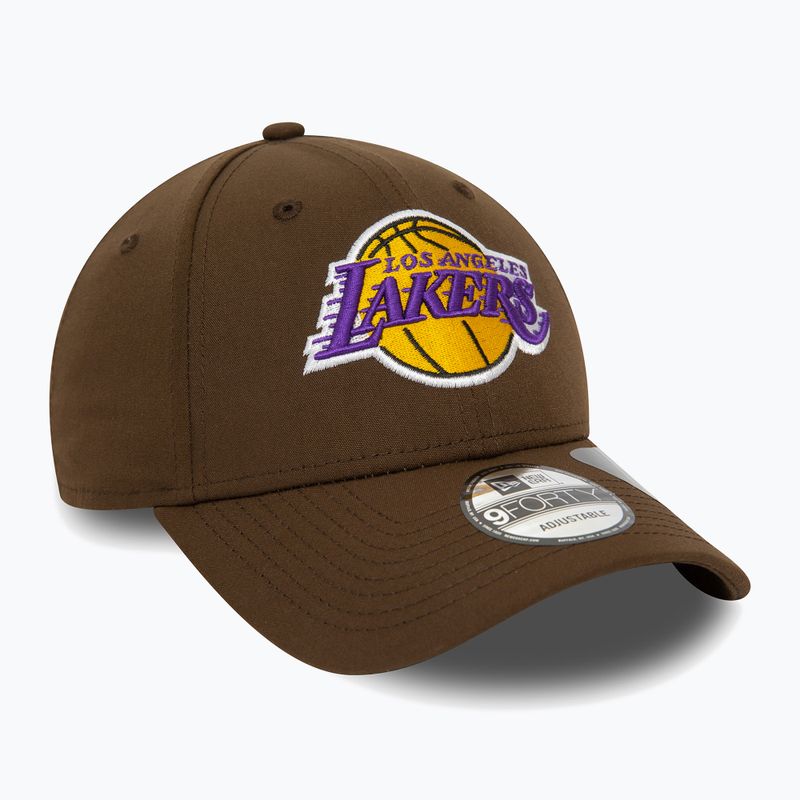 Vyriška New Era Repreve 9Forty Los Angeles Lakers beisbolo kepuraitė tamsiai ruda