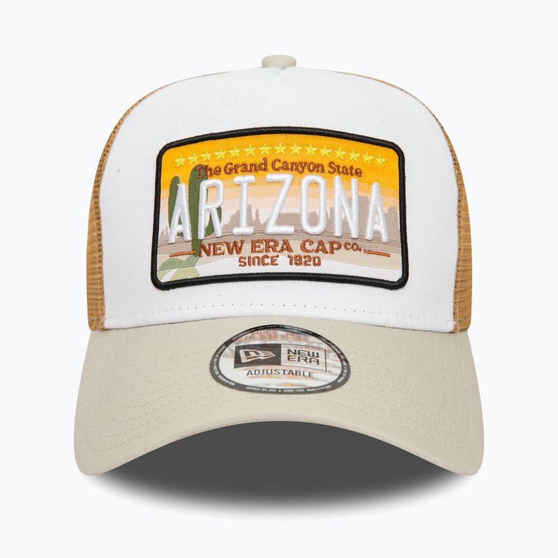 Vyriška beisbolo kepuraitė New Era Patch Trucker light beige 2