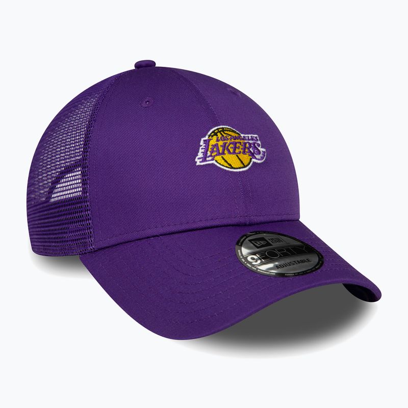 Vyriška New Era Home Field 9Forty Trucker Los Angeles Lakers beisbolo kepuraitė violetinė