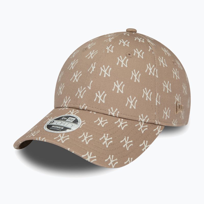 Moteriška New Era Monogram 9Forty New York Yankees pastelinės rudos spalvos beisbolo kepuraitė 2