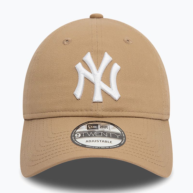 Kepuraitė su snapeliu New Era League Essential 9Twenty New York Yankees light beige 2