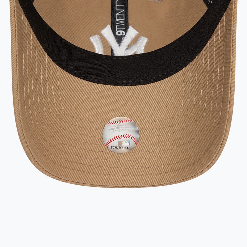 Kepuraitė su snapeliu New Era League Essential 9Twenty New York Yankees light beige 7