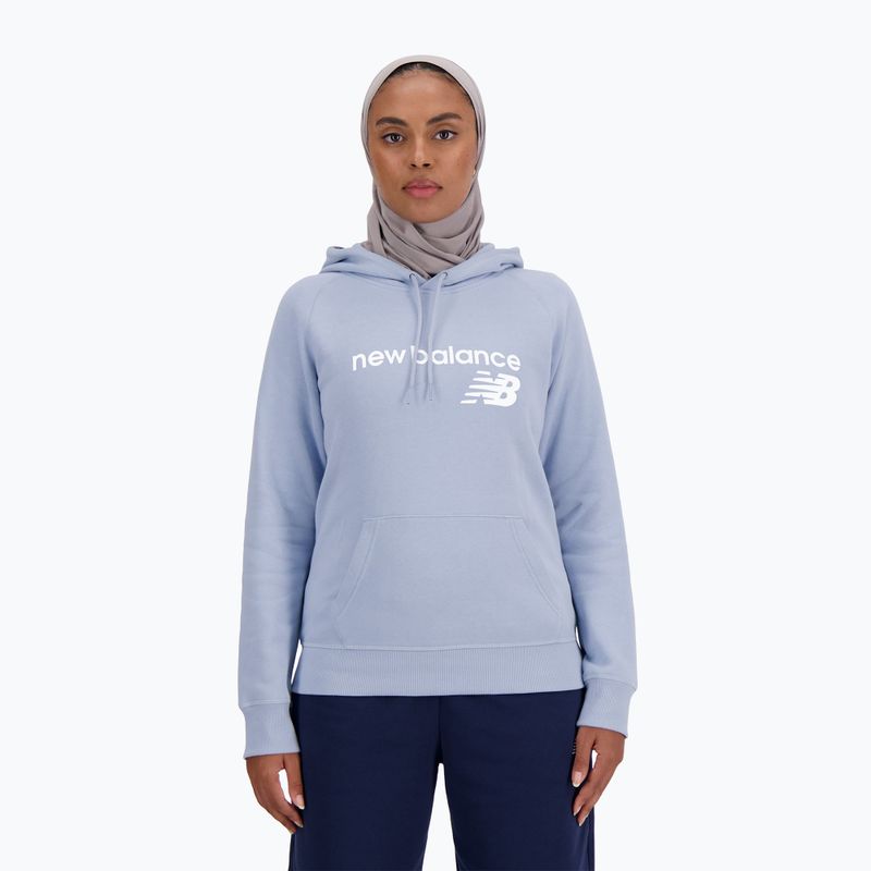 Moteriškas džemperis New Balance Core Fleece Hoodie light purple