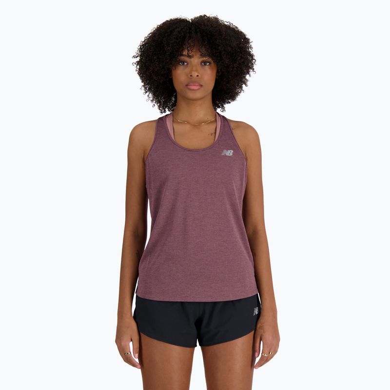 Moteriškas tank topas New Balance Athletics Tank Top licorice heather 5