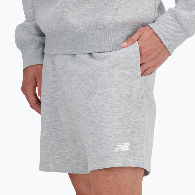 Vyriški šortai New Balance French Terry Short athletic grey 4