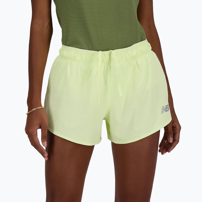 Moteriški bėgimo šortai New Balance RC Seamless 3 Inch lime light 6