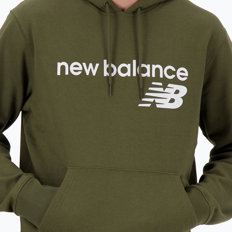 Vyriškas džemperis New Balance Core Fleece Hoodie dark moss 4