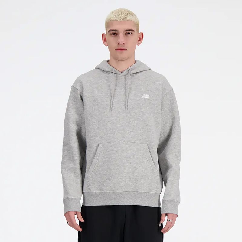 Vyriškas džemperis New Balance Small Logo French Terry Hoodie athletic grey