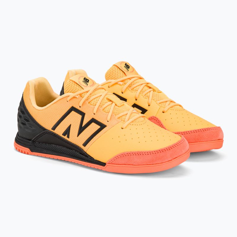 Vaikiški futbolo batai New Balance Audazo Command JNR v6 IN white peach 4