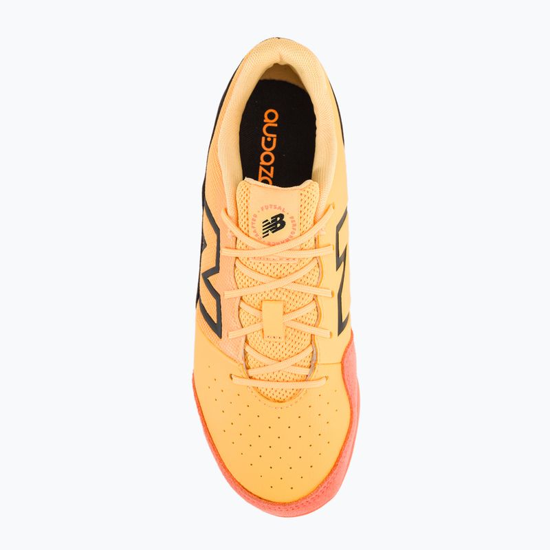 Vaikiški futbolo batai New Balance Audazo Command JNR v6 IN white peach 6