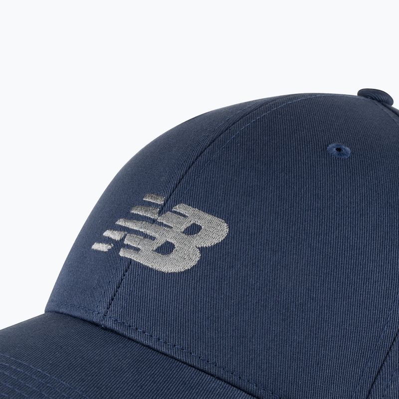 Kepuraitė su snapeliu New Balance 6 Panel Structured Snapback nb navy 3