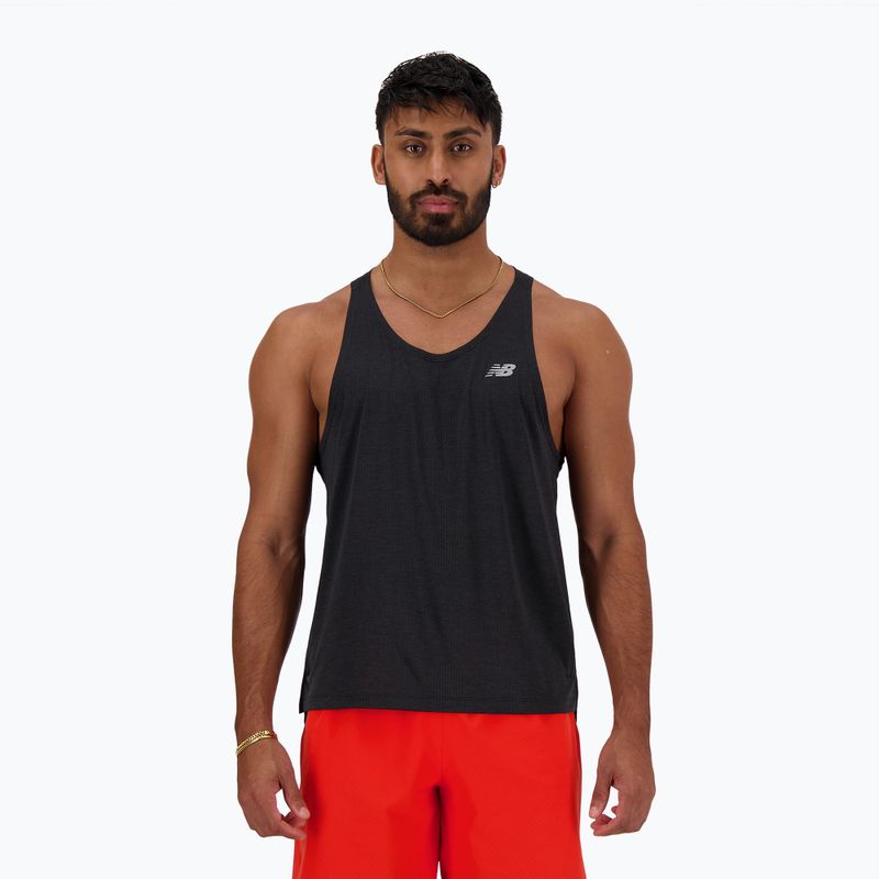 Vyriškas tank topas New Balance Singlet Athletics black