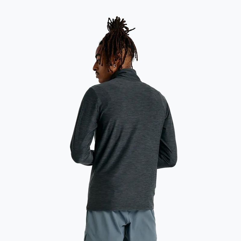 Vyriškas bėgimo džemperis New Balance Space Dye 1/4 Zip black 3