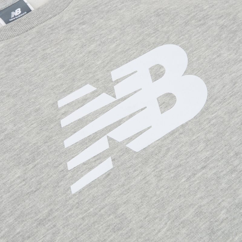 Vyriškas džemperis New Balance Sport Core Brushed Crew reflection/white/light arctic grey 3