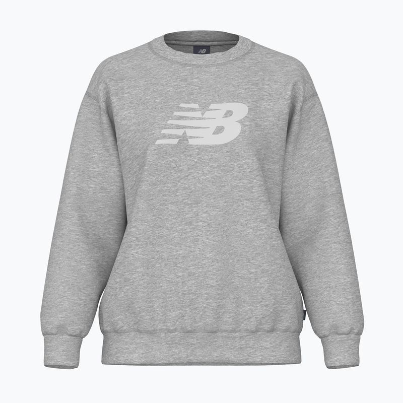 Moteriškas džemperis New Balance Sport Fleece Logo Crew athletic grey