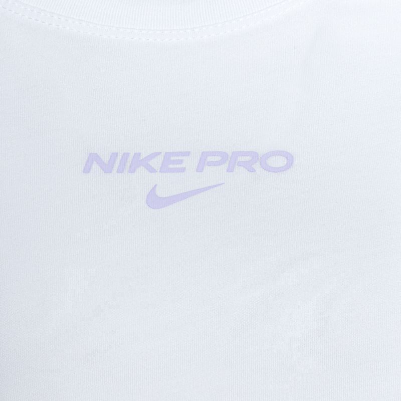 Moteriški treniruočių marškinėliai Nike Dri-Fit Pro white 3