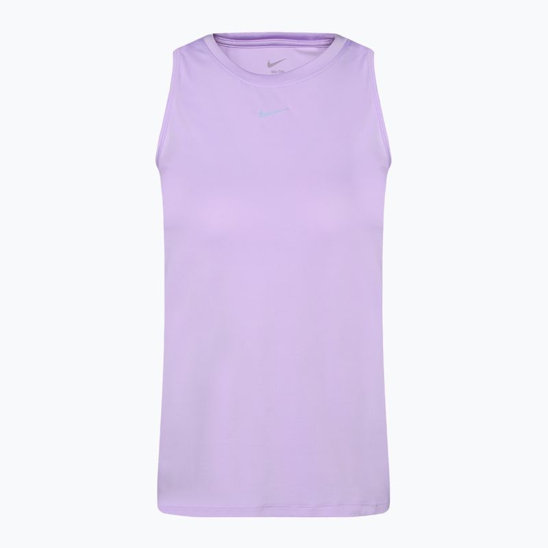 Moteriškas treniruočių tank topas Nike One Classic Dri-Fit lilac bloom/black