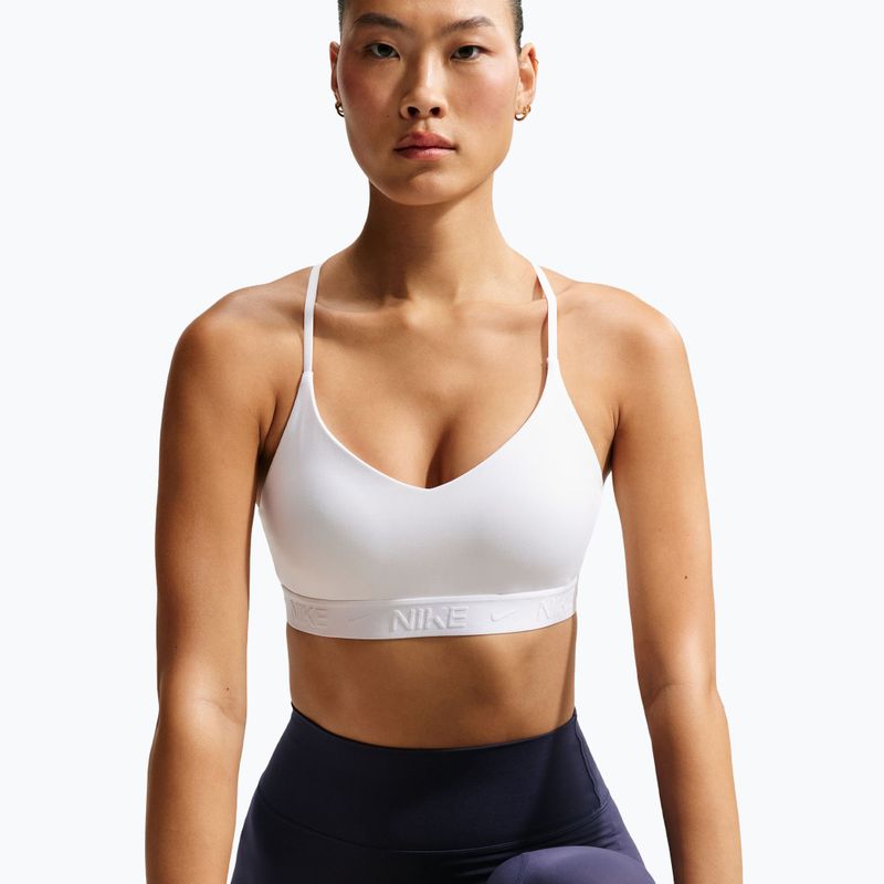 Sportinė liemenėlė Nike Indy Light Support white/stone mauve