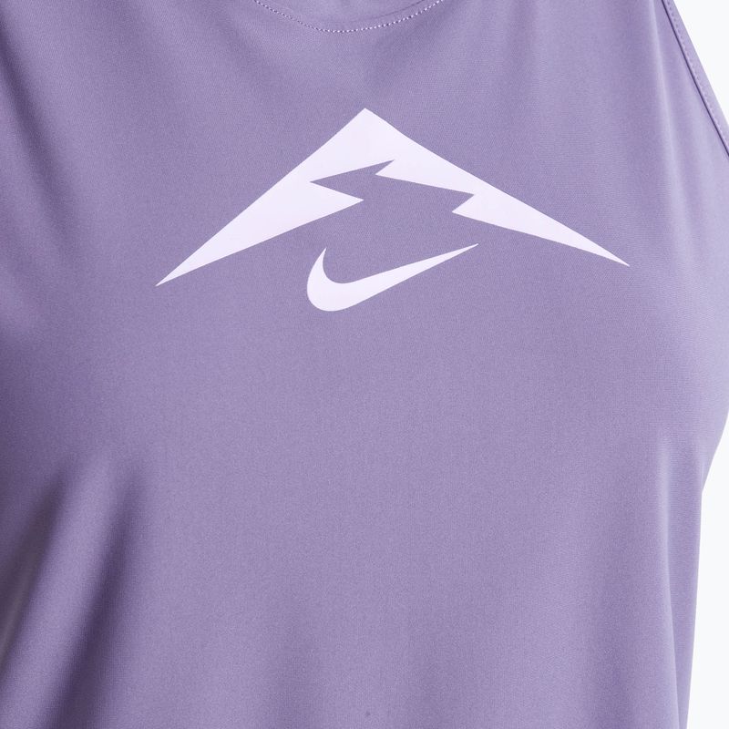 Moteriškas bėgimo tank topas Nike Trail Dri-Fit Graphic TT daybreak/lilac bloom 3