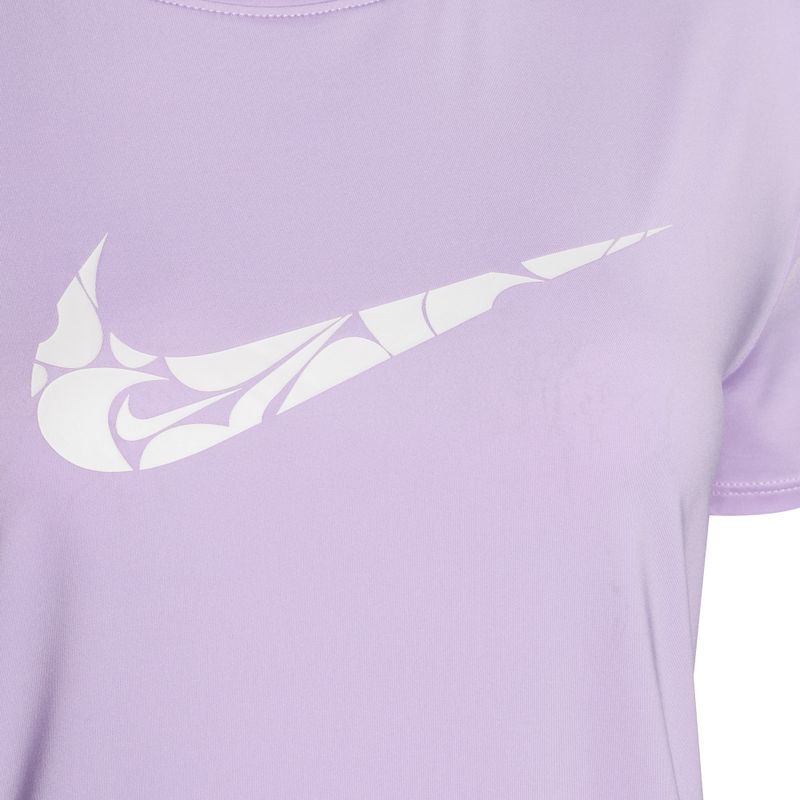 Moteriški marškinėliai Nike One Swoosh lilac bloom/white 6