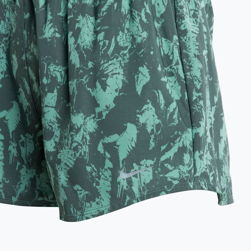 Moteriški šortai Nike One Dri-Fit High-Waisted 3" Brief-Lined vintage green / bicoastal / black 3