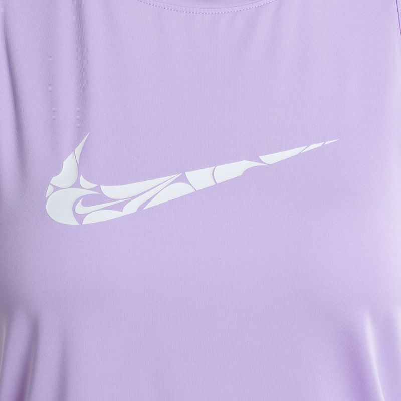 Moteriškas bėgimo tank topas Nike One Graphic TT lilac bloom/white 3