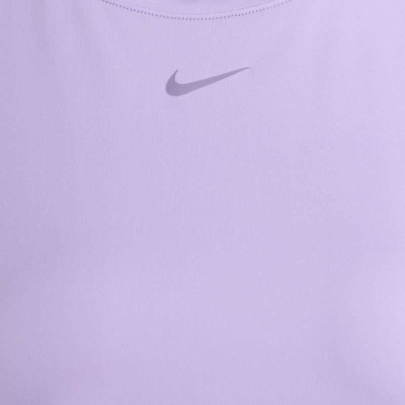 Moteriški marškinėliai Nike One Classic Dri-Fit lilac bloom/black 3