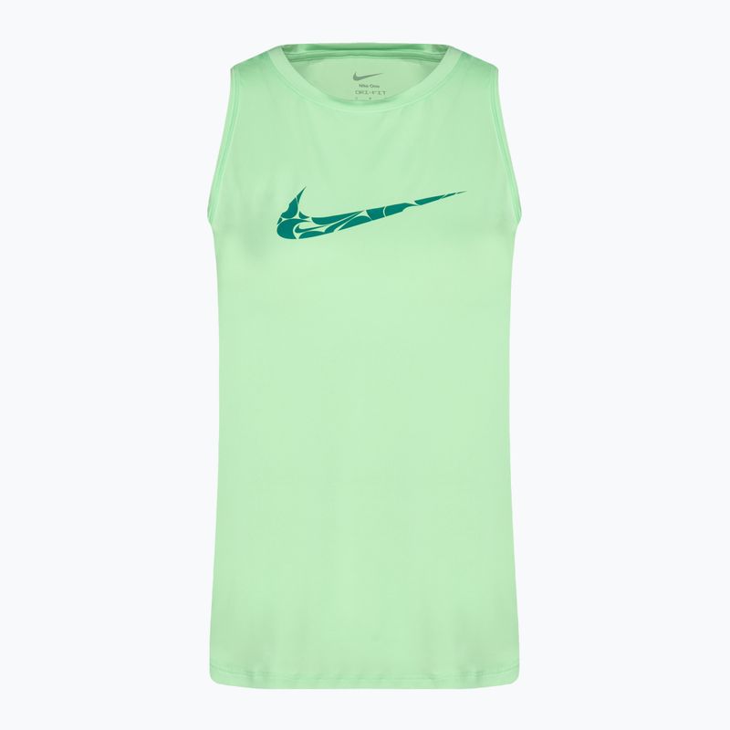 Moteriškas bėgimo tank topas Nike One Graphic Tank vapor green/bicoastal