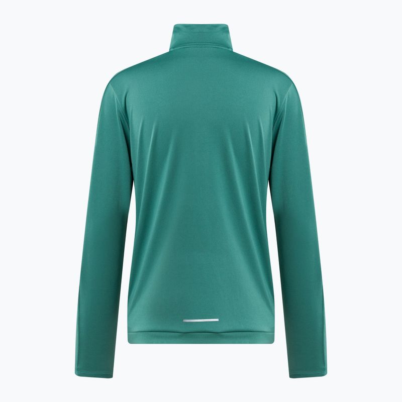 Moteriškas bėgimo džemperis Nike Swoosh Dri-FIT 1/4-Zip Mid bicoastal/vapor green 2