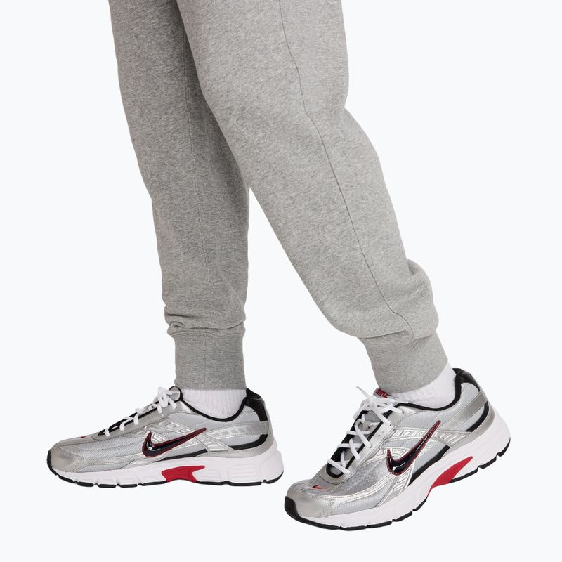 Vyriškos kelnės Nike Club French Terry Joggers dark grey heather/light smoke grey/white 7