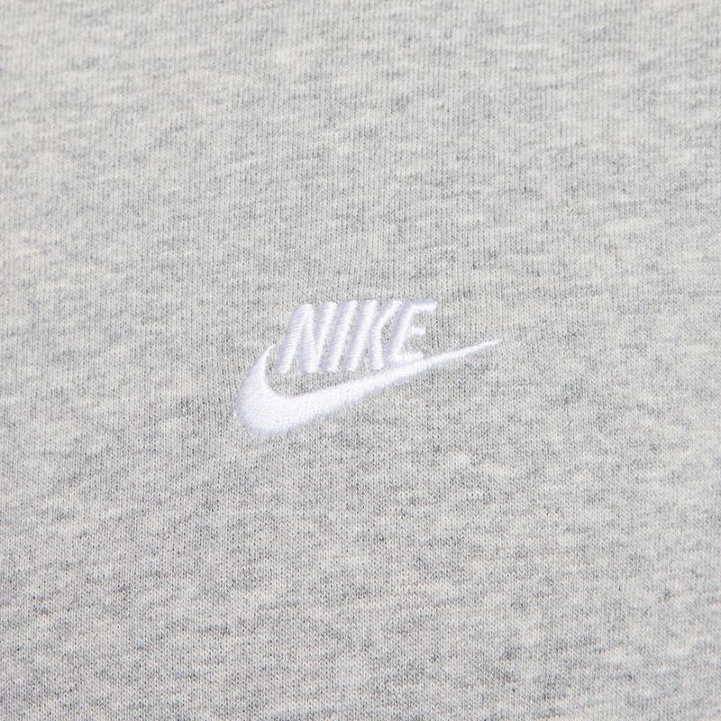 Vyriškas džemperis Nike Club French Terry Crew dark grey heather/white 5